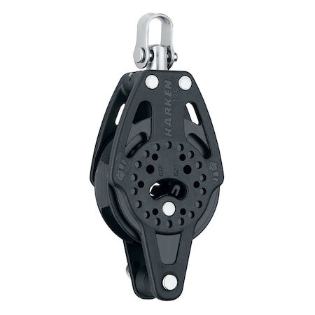 Harken 57mm Carbo Single Ratchet Block w/Swivel -Becket 2136